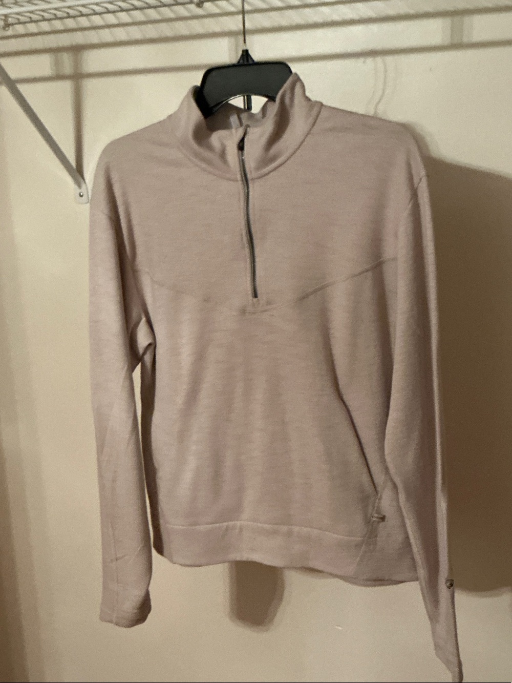 Kuhl Women's Light Taupe Half-Zip Mock Neck Pullover